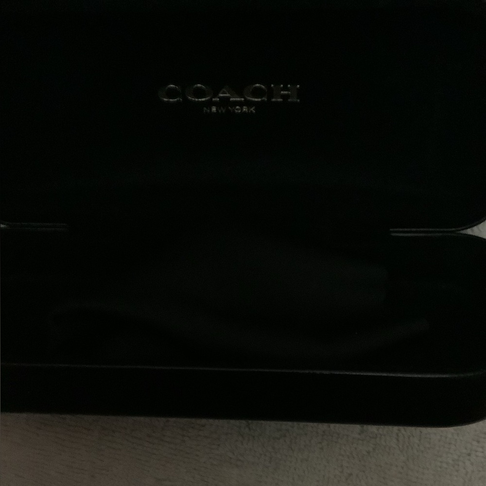 Coach Sleek Black Eyewear Case